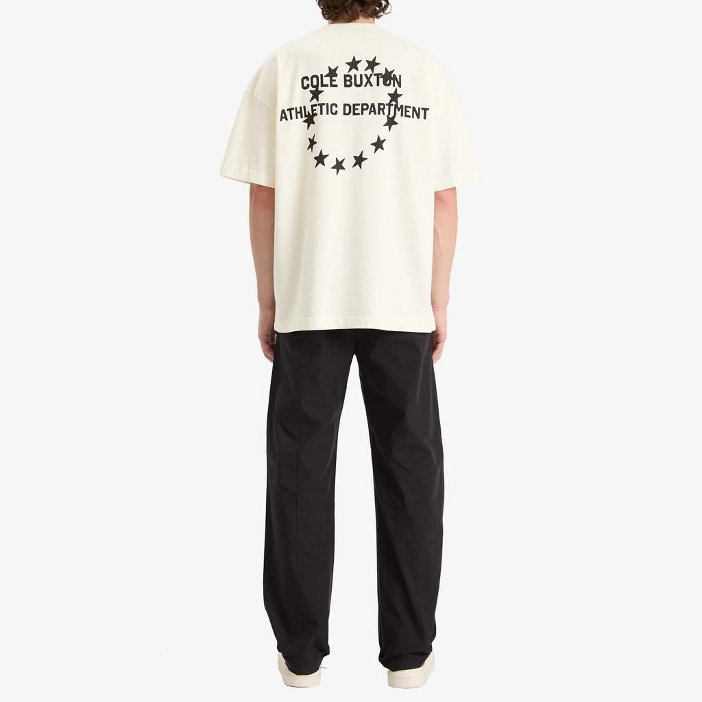 Cole Buxton Men's Athletic Department T-Shirt Vintage White